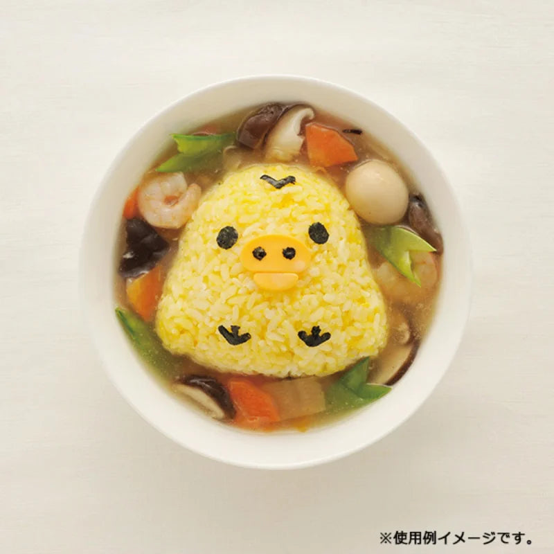 Rice Ball Mold Set Chicken Bear Kawaii Sushi Curry Rice Mould Pattern Bento Accessories Seaweed Cutter Kitchen Tools