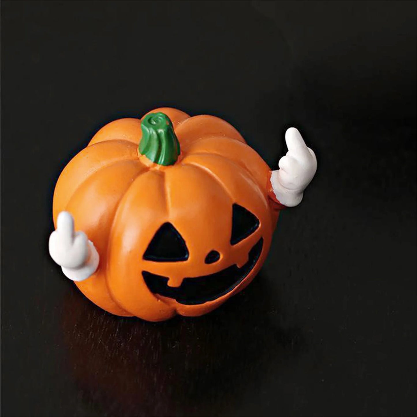 Halloween Black Cat Figurines with Witch Hat Design Cute Mini Halloween Table Decoration for Home Office Desk