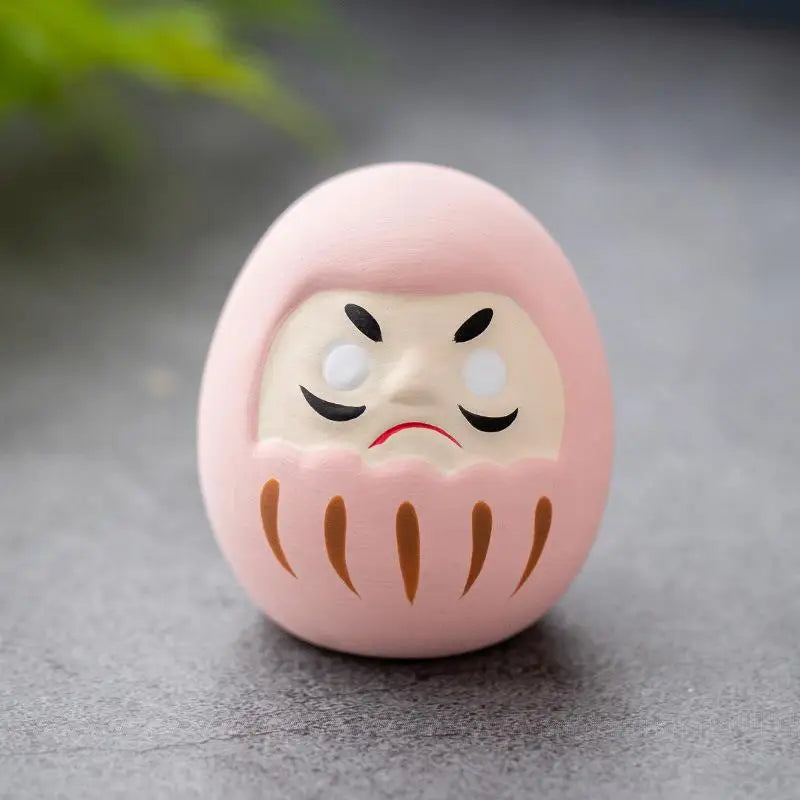 Japanese Ceramic Daruma Statue Daruma Tumbler Crafts Lucky Fortune Ornament Landscape Daruma Doll Fengshui Home Decor Gift