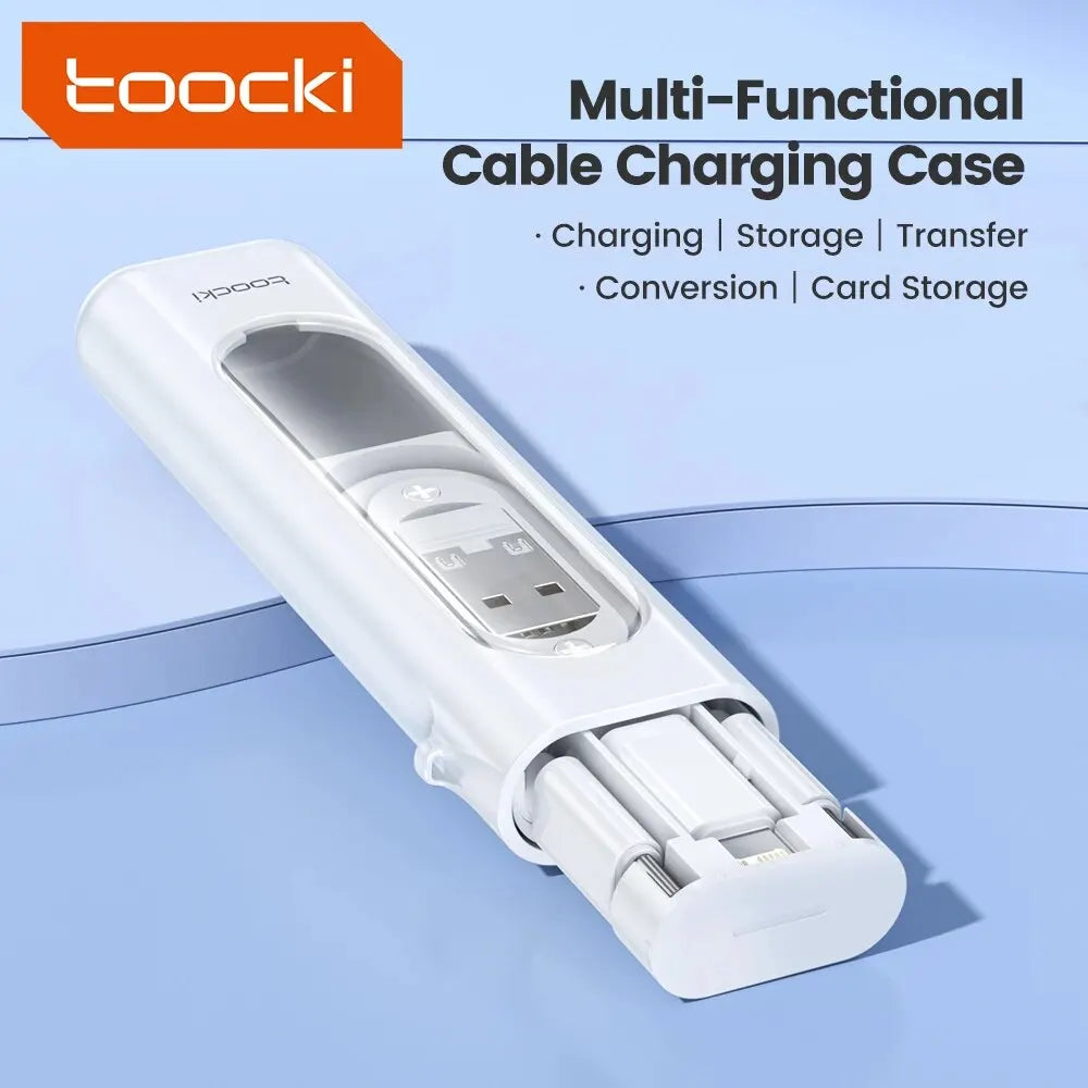 PD 60W USB C To Type C Cable For iPhone 15 Pro Max 5 in 1 Cable Charging Case Set USB Adapter Cable For Samsung S23 Xiaomi
