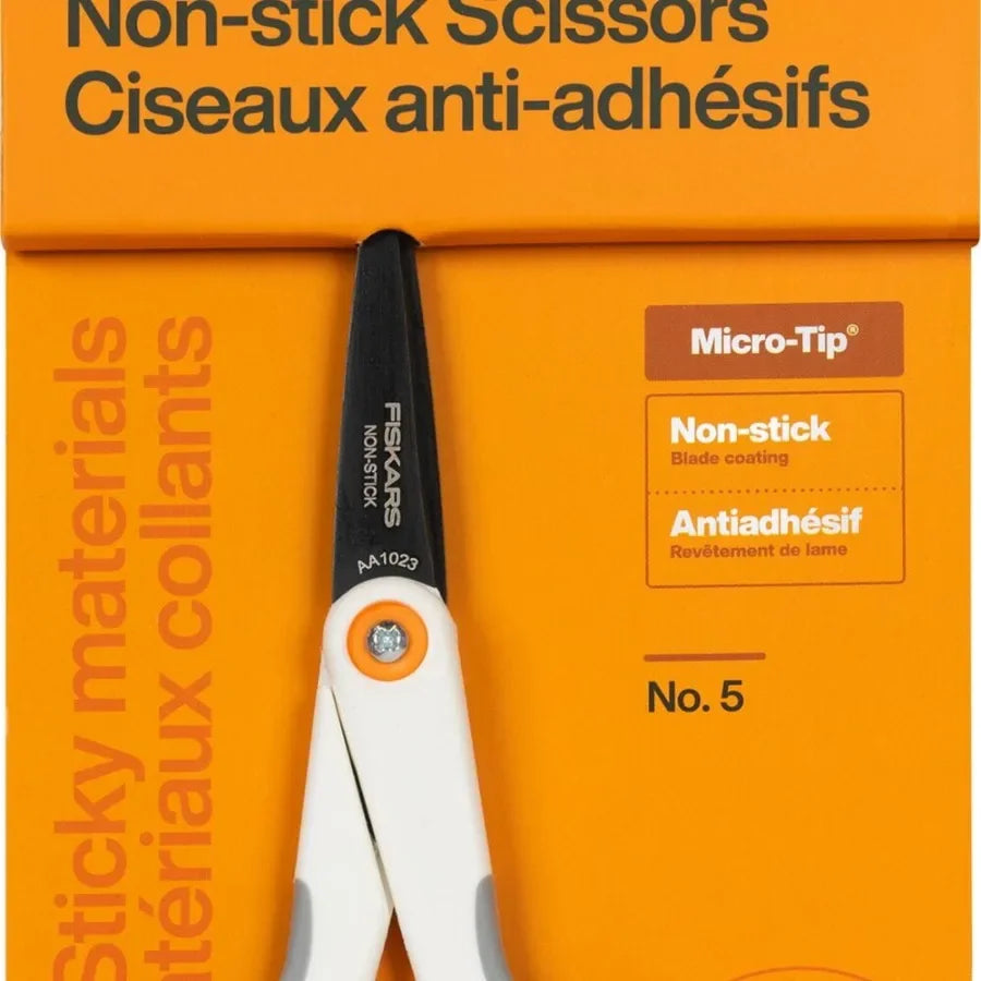 5 MicroTip Premier Scissors with Softgrip for Precision Detail Work in Crafting Embroidery and Hair Trimming Ergonomic Design E