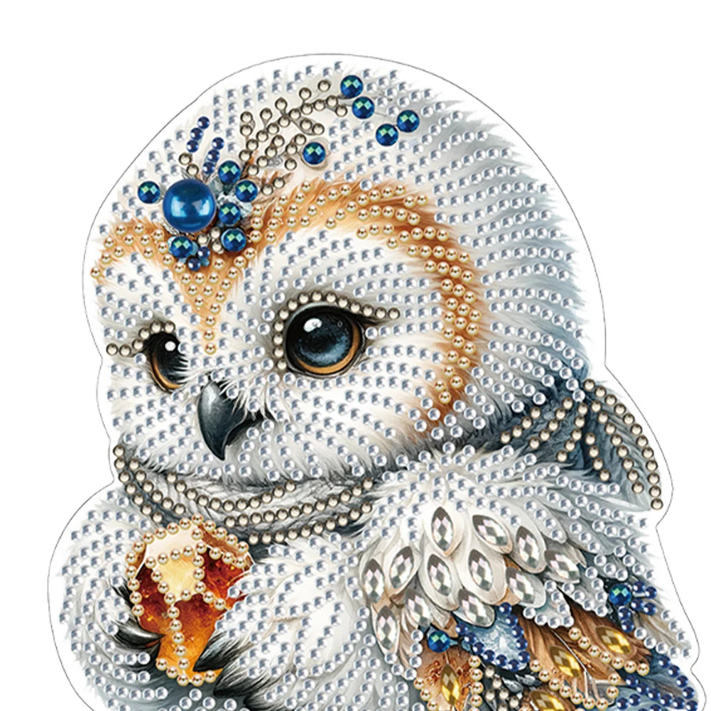 DIY Diamonds Painting Animals Table Lamp Handmade Diamond Mosaic Lamp LED Diamond Embroidery Night Lamp for Office Desktop Decor