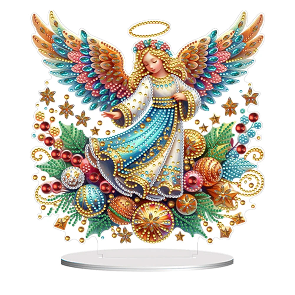 Special Shape Angel Girl Diamond Painting Tabletop Ornaments Kit Desktop Diamond Art Kits Diamond Painting Desktop Decorations