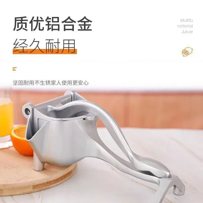 Stainless Steel Lemon Squeezer - Hand Press Juicer for Orange Pomegranate Lime | Manual Citrus Fruit Juice Maker Tool
