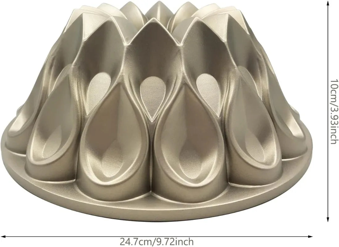Charlotte Cake Mold Cake Pan Aluminium Kitchen Accessories Decoration Christmas Wedding Valentine’s 3D Charlotte Cake Pan