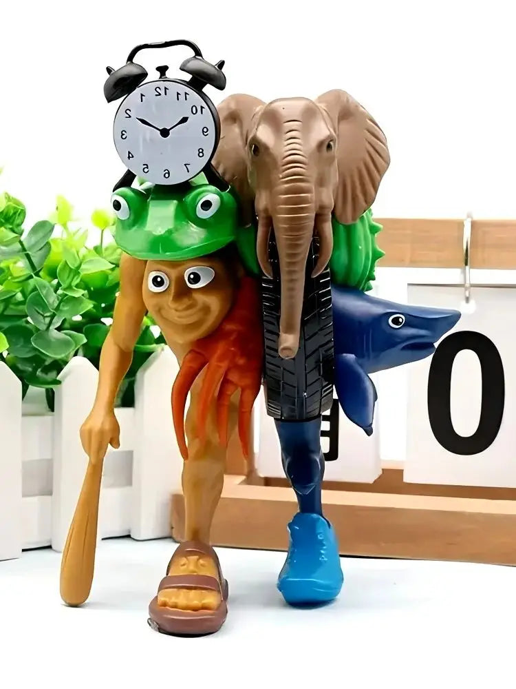 1pc Italian Brainrot Themed Character Statue Set - Fun, Creative and Collectible Holiday Ornament (Tungtungtung Sahur)