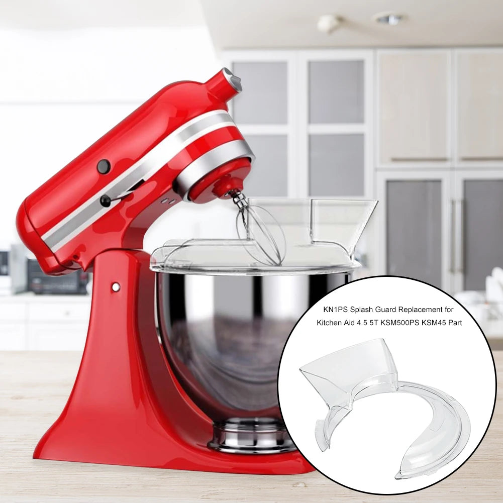 Pouring Shield Bowl Pouring Shield Tilt Head Parts Splash Guard Kitchen Aid Stand Mixers Anti-Splattering Kitchen Accessories
