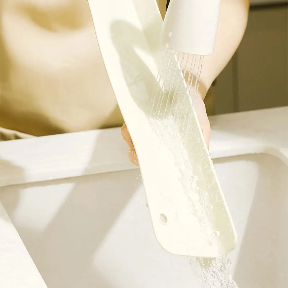 Silicone Water Splash Guard Washing Basin Anti-splash Stopper Splash Protector for Kitchen Island and Bathroom