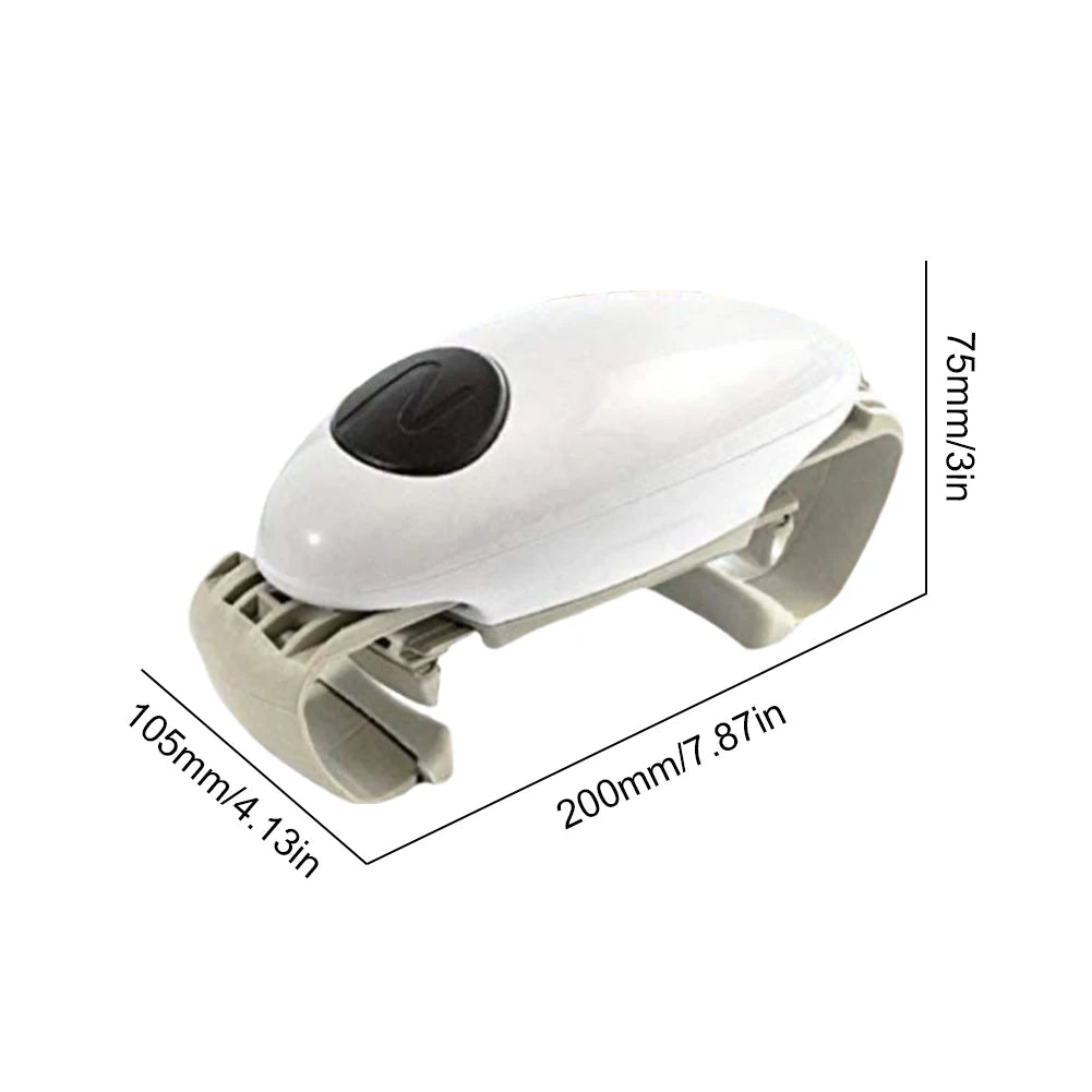 Electric Can Opener easy and easy to open cans and bottles Battery Operated Tin Opener One Touch for All Kinds of Jars Bottles