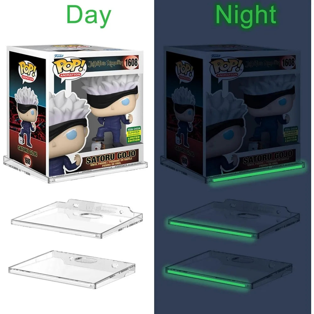 (12 Pack) Clear Floating Wall Shelf, Wall Floating Shelves for Funko Pop, Action Figures,Security Cameras, Baby Monitors, Speake