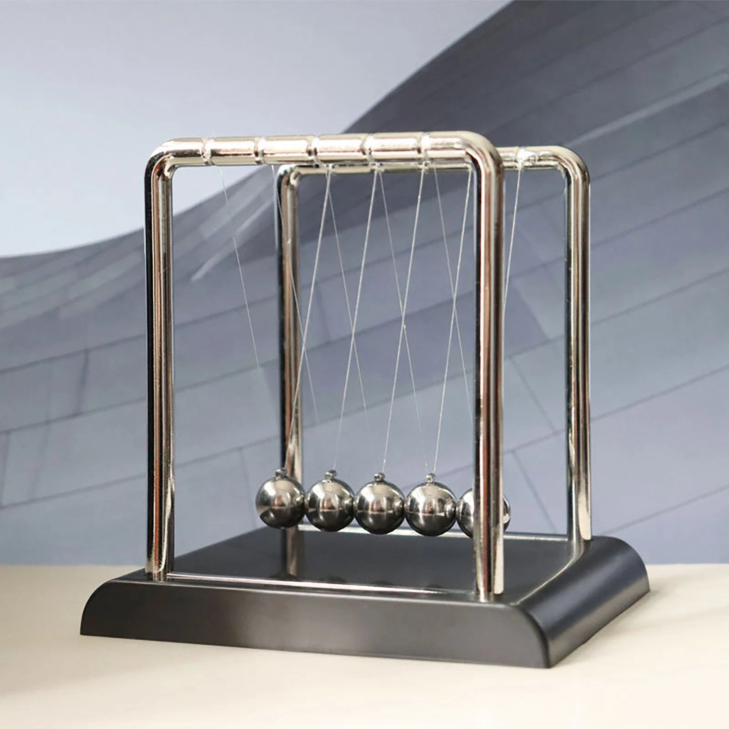 Newton's Cradle Balance Metal Ball Teaching Supplies Physics Science Pendulum Desktop Toys Stress Relief Gifts Home Decoration