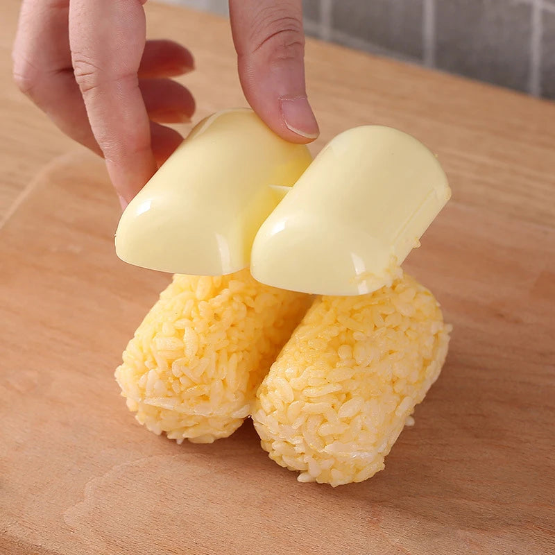 1 Set Kitchen Bento Onigiri Rice Ball Kits DIY Sushi Mold Maker New Food Press Non Stick Cylindrical Sushi Kit Tools
