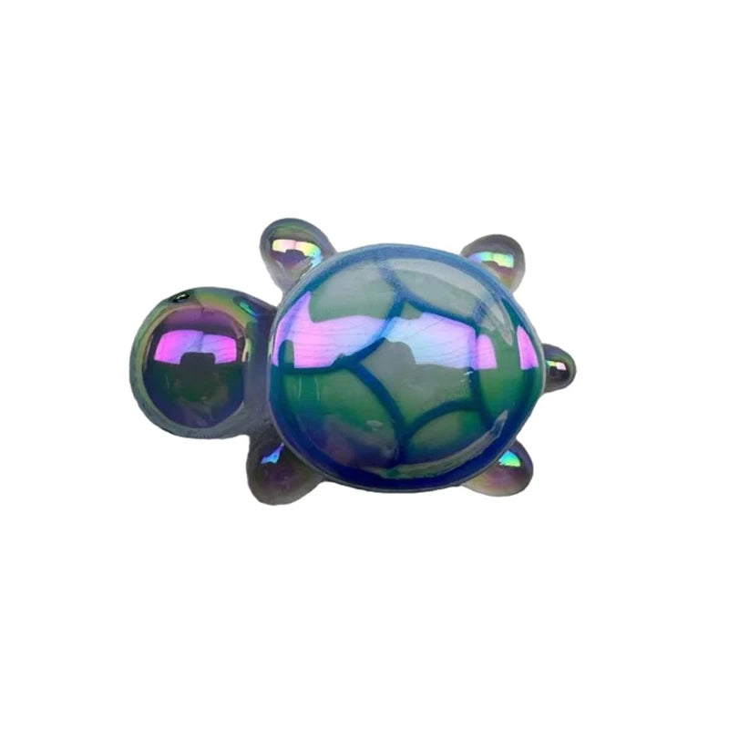 1/10Pcs Cartoon Cute Mini Luminous Turtle Resin Ornament Landscape Figurines Creative DIY Home Decoration Accessories Gifts