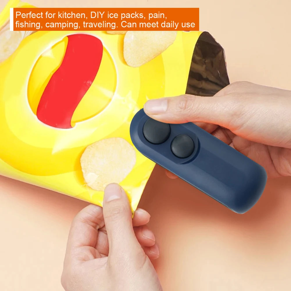Mini Heat Bag Sealing Machine Rechargeable Food Sealer Clip Handheld Sealer Portable Mini Sealer Kitchen Gadget
