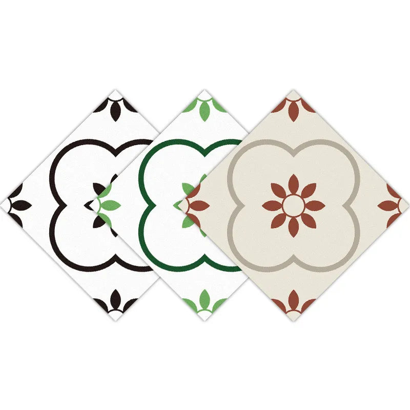 Self-adhesive Flooring Vinyl Mandala Design Floor Sticker Waterproof For Bathroom Living Room Decor Accessories Tiles Non-slip
