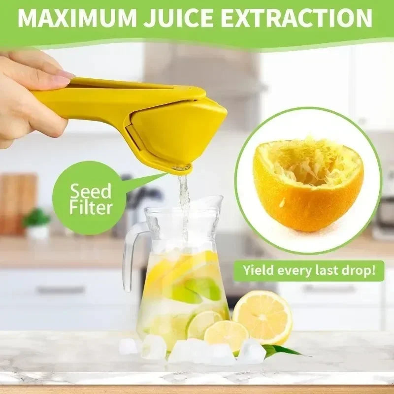 New Manual Lemon Fruit Juicer Easy To Squeeze Manual Juicer Juicer Kitchen Juice Squeezer Kitchen Gadgets Lemon Squeezer Citrus