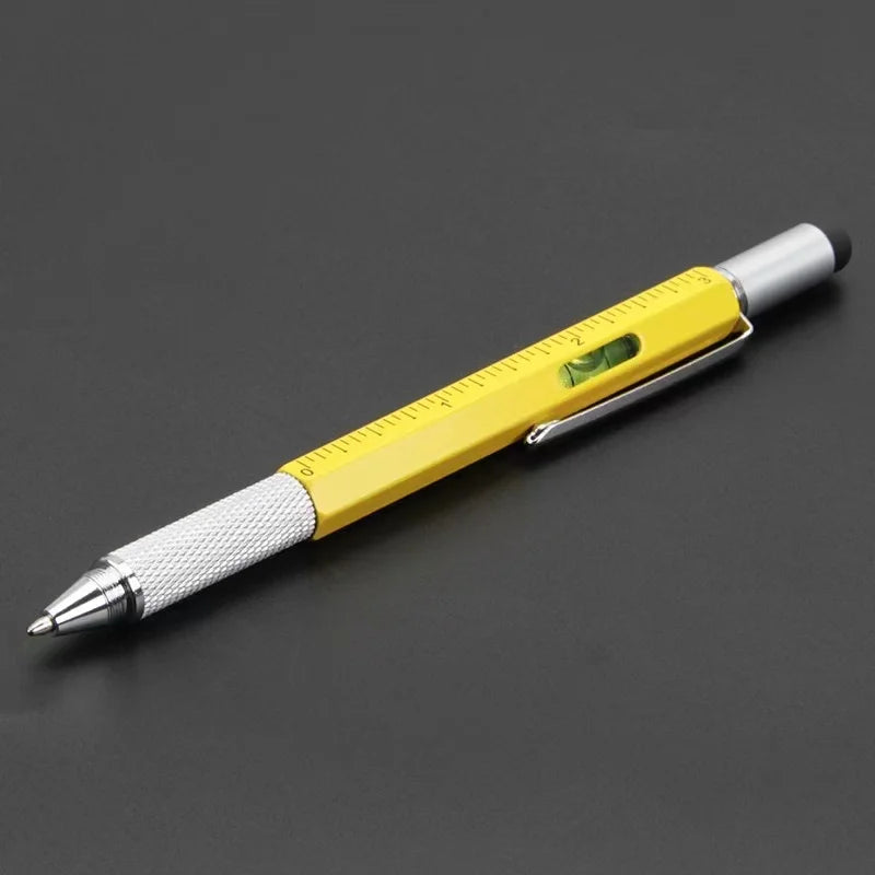 7-in-1 Multifunctional Pen Stylus Touchscreen Screwdriver Ruler Level Tool