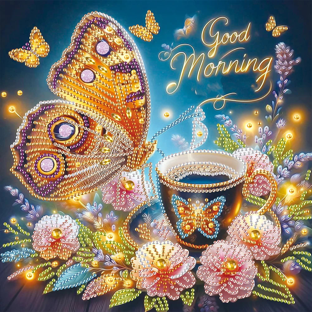 5D DIY Partial Special Shaped Drill Diamond Painting Kit Angel Child Decoration