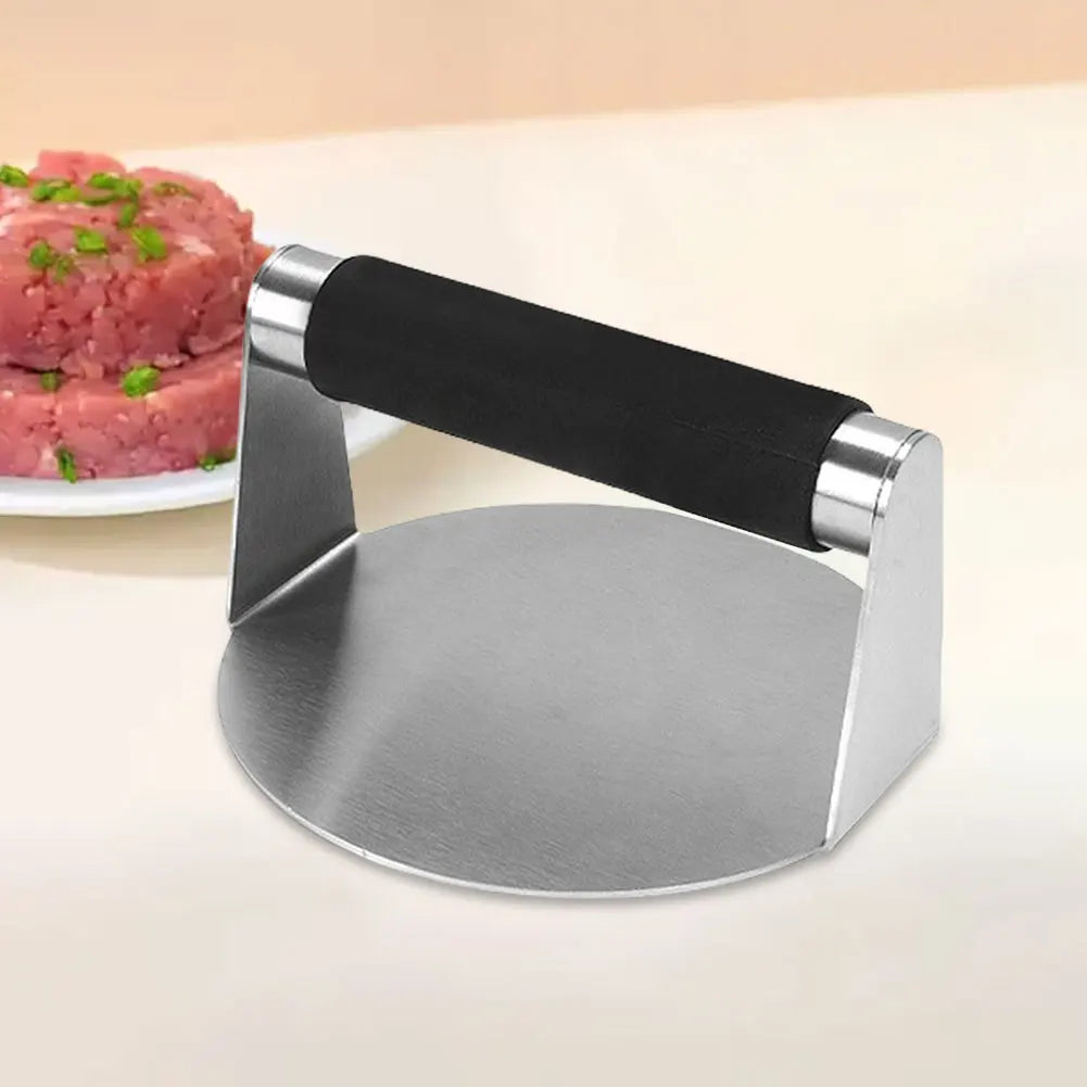 Stainless Steel Smash Burger Press Hamburger Patties Meat Masher Circular Meat Press Mold for Deli Meats Kitchen Accessories