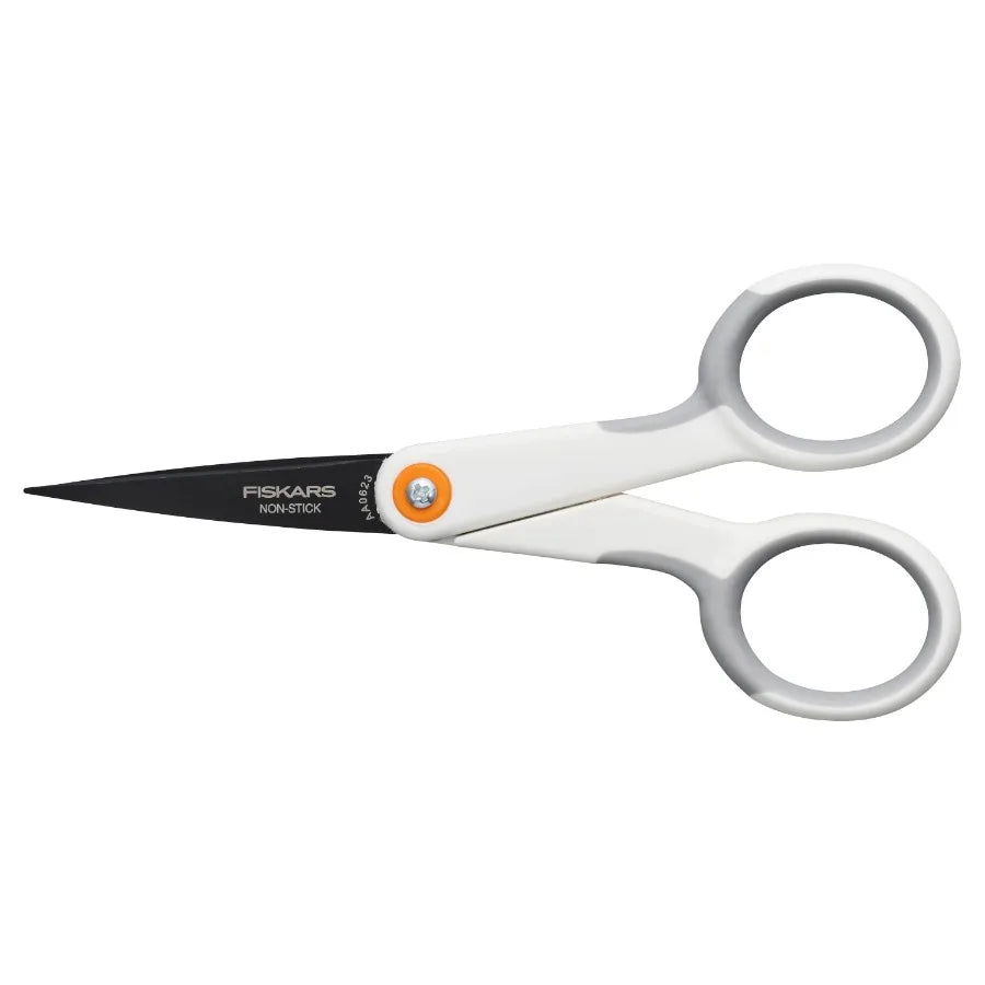 5 MicroTip Premier Scissors with Softgrip for Precision Detail Work in Crafting Embroidery and Hair Trimming Ergonomic Design E