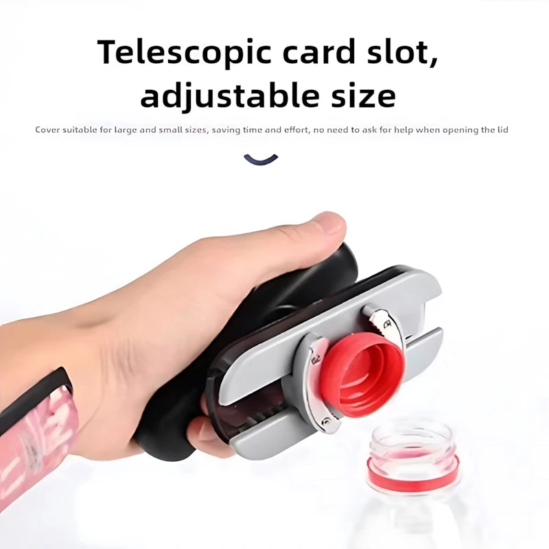Easy Grip Jar Opener - Effortless Lid Remover for Seniors, Non-Slip for Tight Lids, Home Kitchen Must-Have