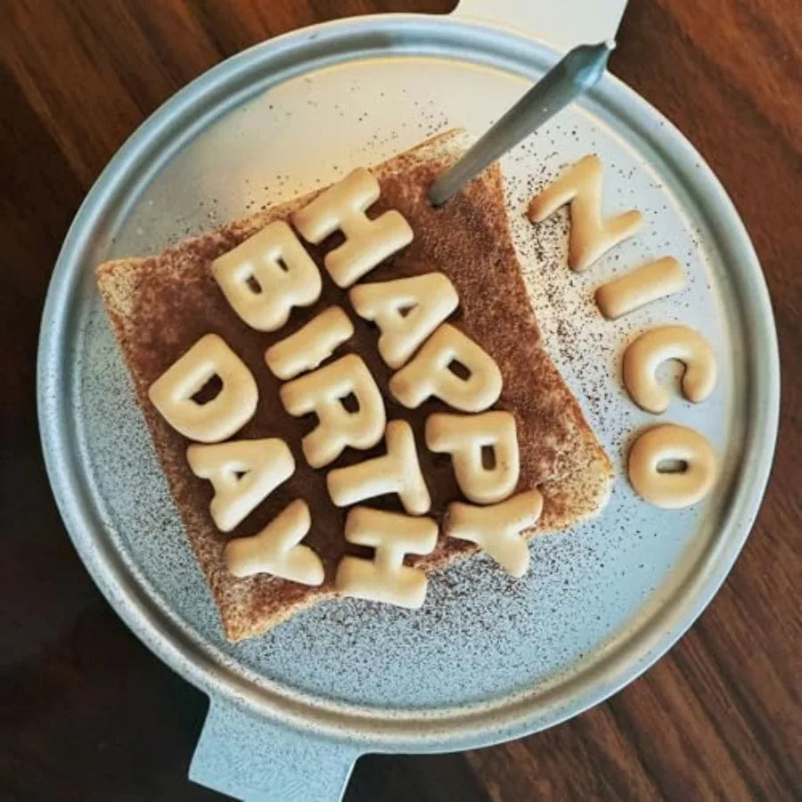 2 pcs Letter Chocolate Molds and Number Silicone MoldsReusable Alphabet Candy Molds NonStick Happy Birthday Cake Decorations Ba