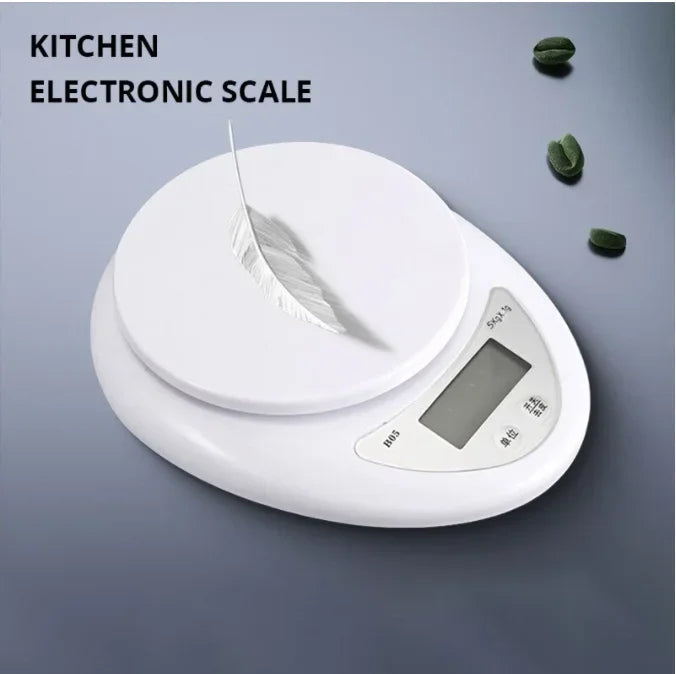 1pc 5kg Portable Digital Scale Scales Food Balance Measuring Weight Kitchen LED Electronic Scales