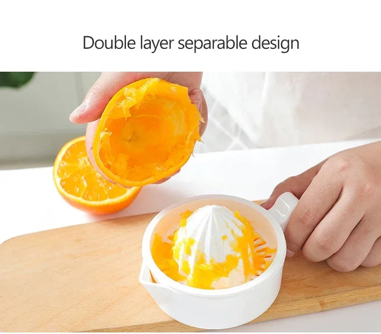 Plastic Manual Orange Juicer Kitchen Orange Lemon Squeezer Portable Citrus Juicer Multifunction Fruit Juicer Kitchen Accessories