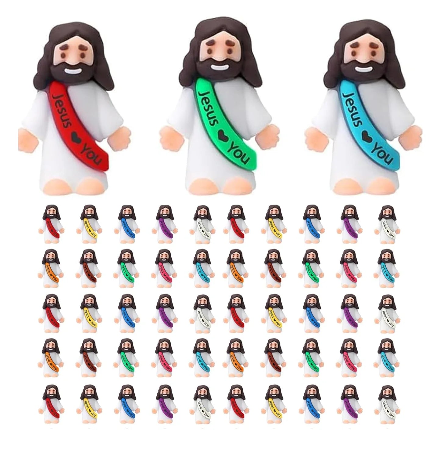 25 Pcs With Letters Christmas Jesus Ornaments Jesus Decoration Christmas Ornaments Jesus Loves You Toys Jesus Stuffers