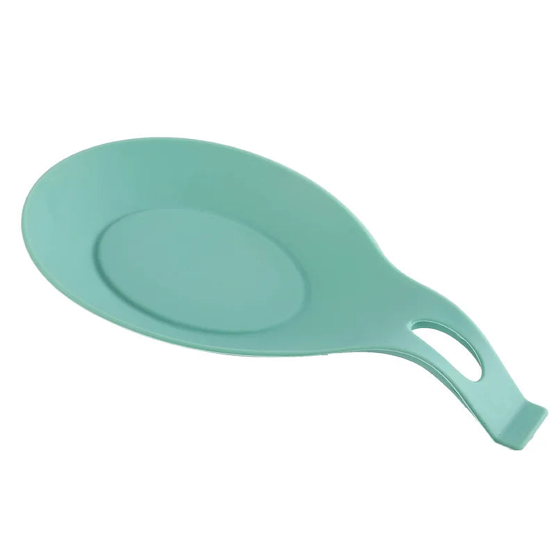 1PC Food Grade Silicone Spoon Mat Heat Resistant Placemat Tray Kitchen Tool