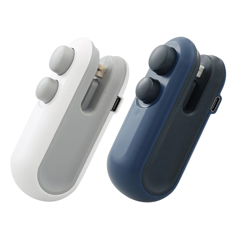 Mini Heat Bag Sealing Machine Rechargeable Food Sealer Clip Handheld Sealer Portable Mini Sealer Kitchen Gadget
