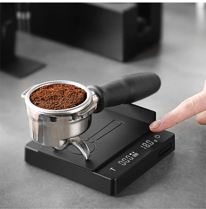 MHW-3BOMBER Digital Kitchen Coffee Scale High Precision Cyclic Rechargeable Espresso Electronic Scale Home Barista Accessories