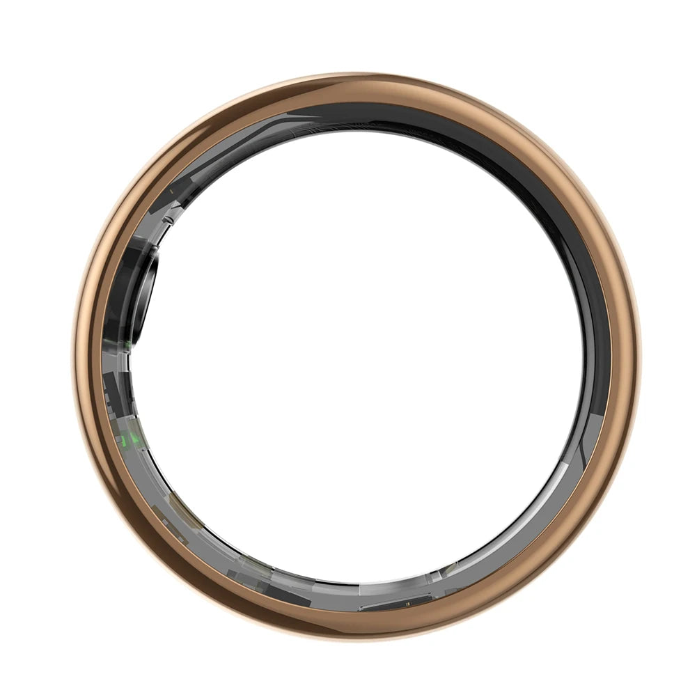 R02 Smart Ring Health Tracker 5.0 Bluetooth-Compatible Heart Rate Tracker IP68 & 5ATM Waterproof Wearable for Android for IOS