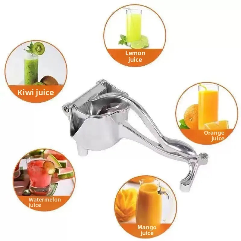Stainless Steel Lemon Squeezer - Hand Press Juicer for Orange Pomegranate Lime | Manual Citrus Fruit Juice Maker Tool