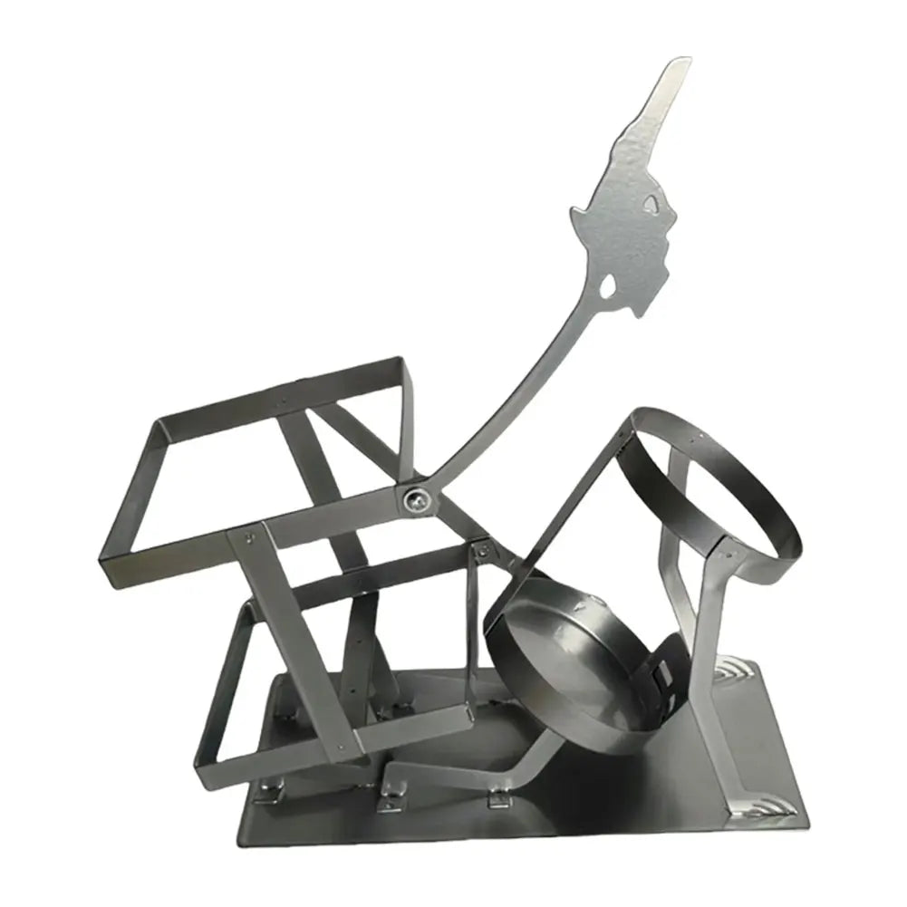 Skull Wine Bottle Stand Beer Whisky Wine Bottle Display Rack Stand Skull Metal Wine Rack for Home Kitchen Bar Table Decoration