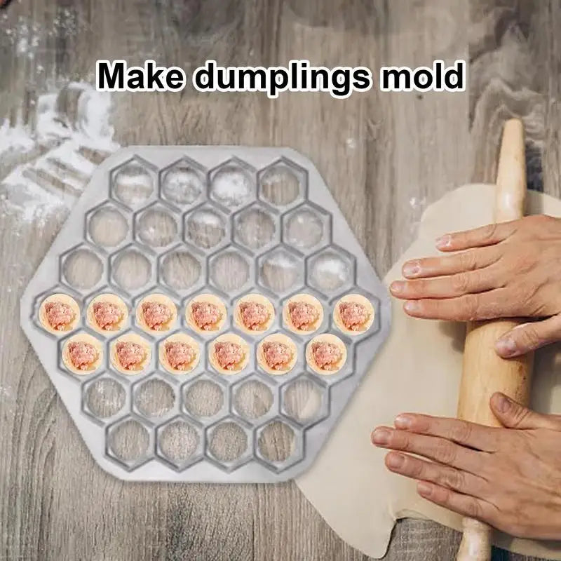 Pelmeni Mold Ravioli Maker Press Foe Dumplings Making Chinese Dumplings Maker Pastry Maker Mold Lightweight Metal Mold For Home