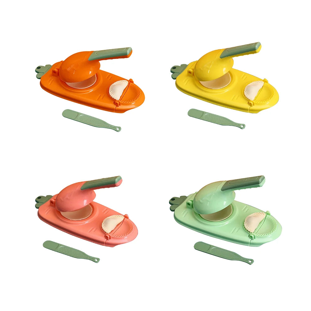 2-in-1 Dumpling Skin Maker Manual Dumpling Wrapper Mold for Home Kitchen Gadgets