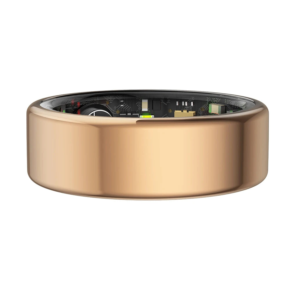 R02 Smart Ring Health Tracker 5.0 Bluetooth-Compatible Heart Rate Tracker IP68 & 5ATM Waterproof Wearable for Android for IOS