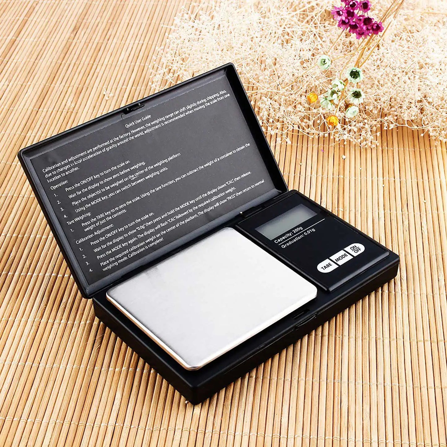 200g X 0.01g Digital Scale Portable Gram Jewelry Gold Silver Herb Digital Scale Kitchen Scale Home Supplies Scale