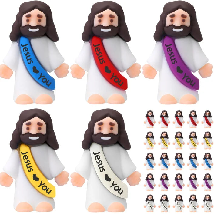 25 Pcs With Letters Christmas Jesus Ornaments Jesus Decoration Christmas Ornaments Jesus Loves You Toys Jesus Stuffers