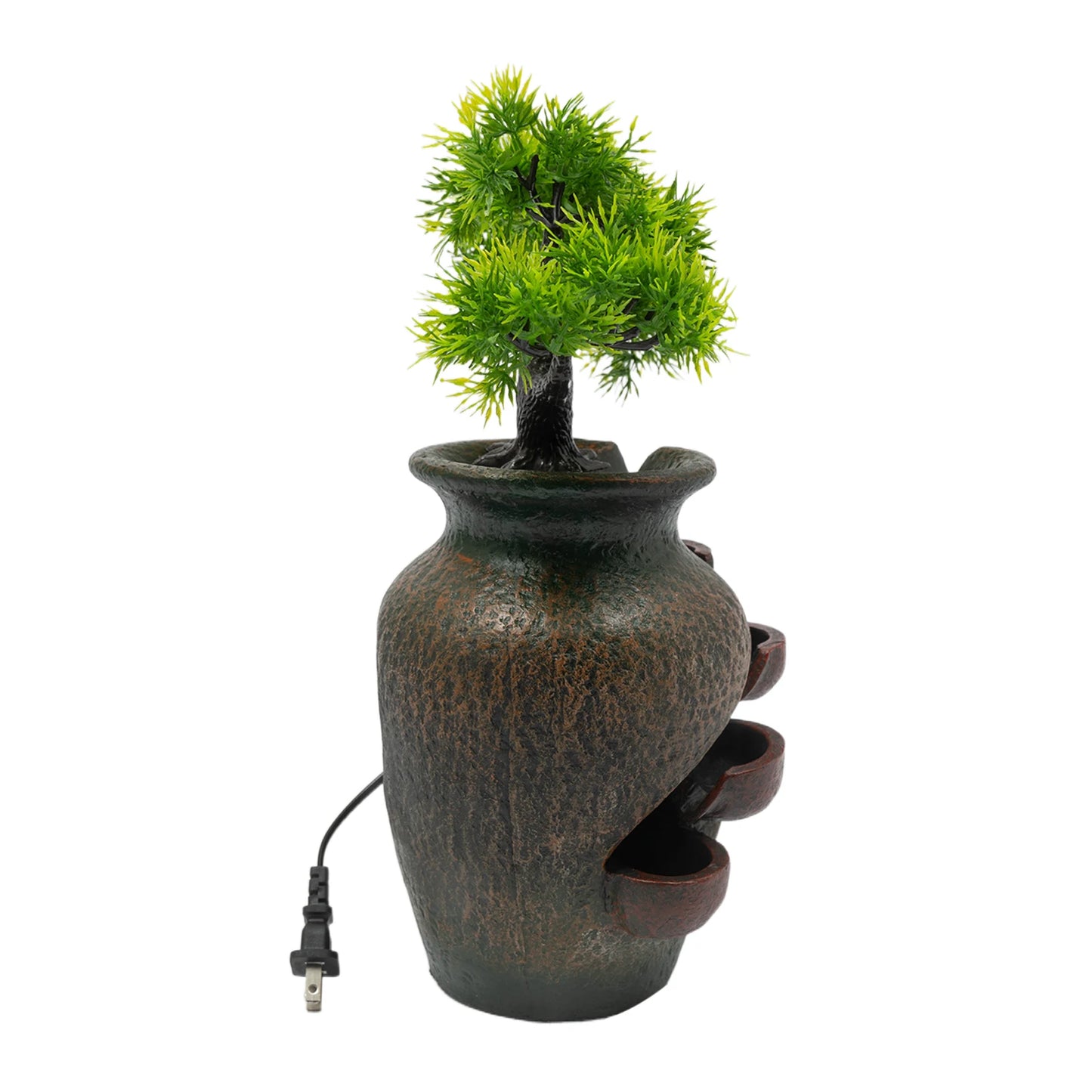 Mini Waterfall Tabletop Fountain, Indoor Relaxation Water Feature, Tabletop Fountains for Home Decoration
