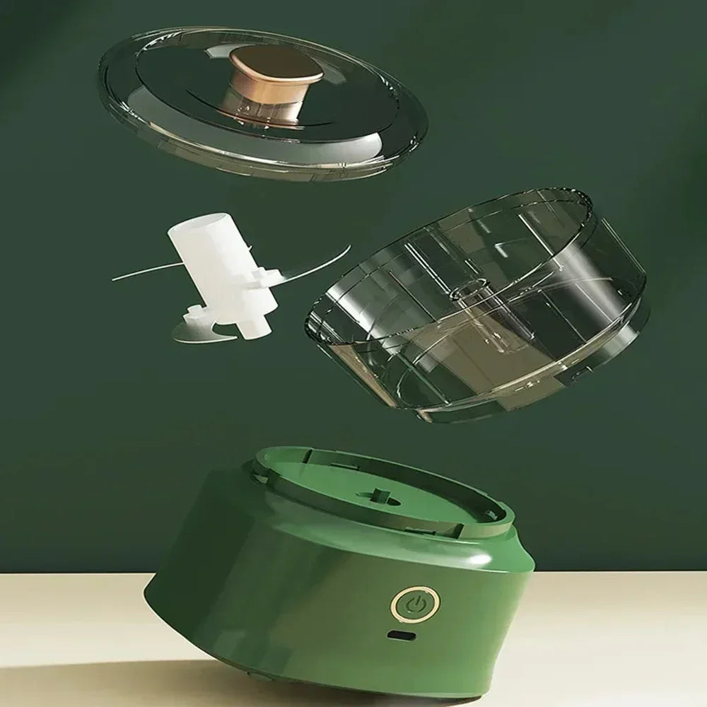 "350ML Kitchen Multifunctional Foods Chopper Grinder - Household Garlic Masher & Auxiliary Food Machine"