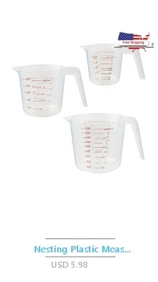 9-Piece Stackable Measuring Tools Set Cooking Baking Mixing Kitchen Utensils