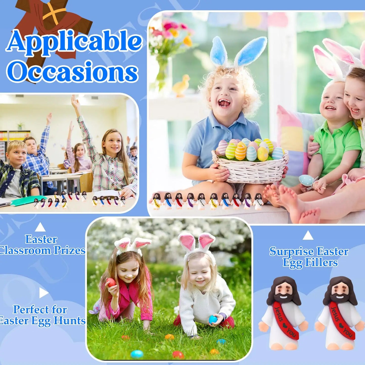 25 Pcs With Letters Christmas Jesus Ornaments Jesus Decoration Christmas Ornaments Jesus Loves You Toys Jesus Stuffers