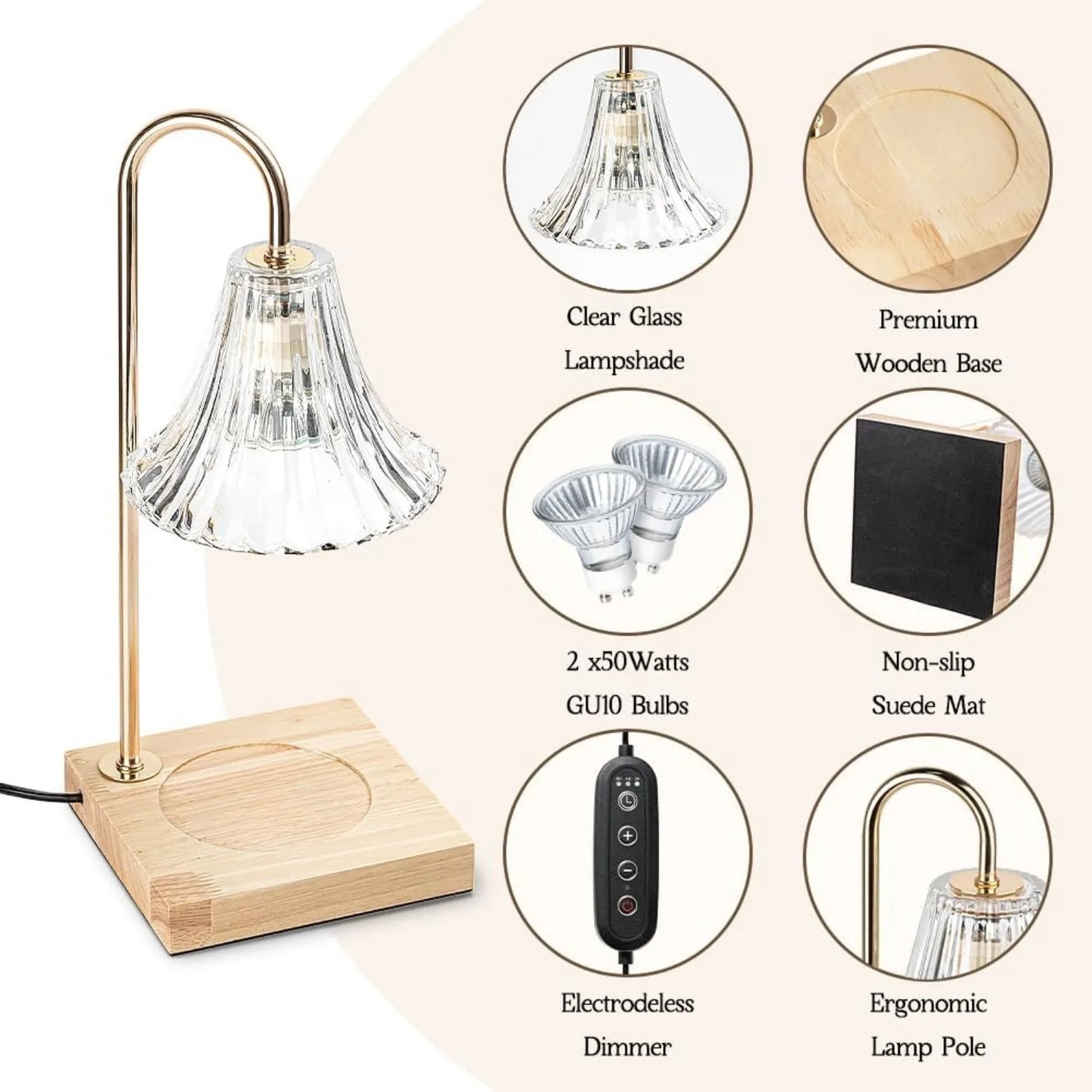 Warm candle lights with timers, candle flower lights, bedroom dimmable table lamps, dormitory home fragrance accessories