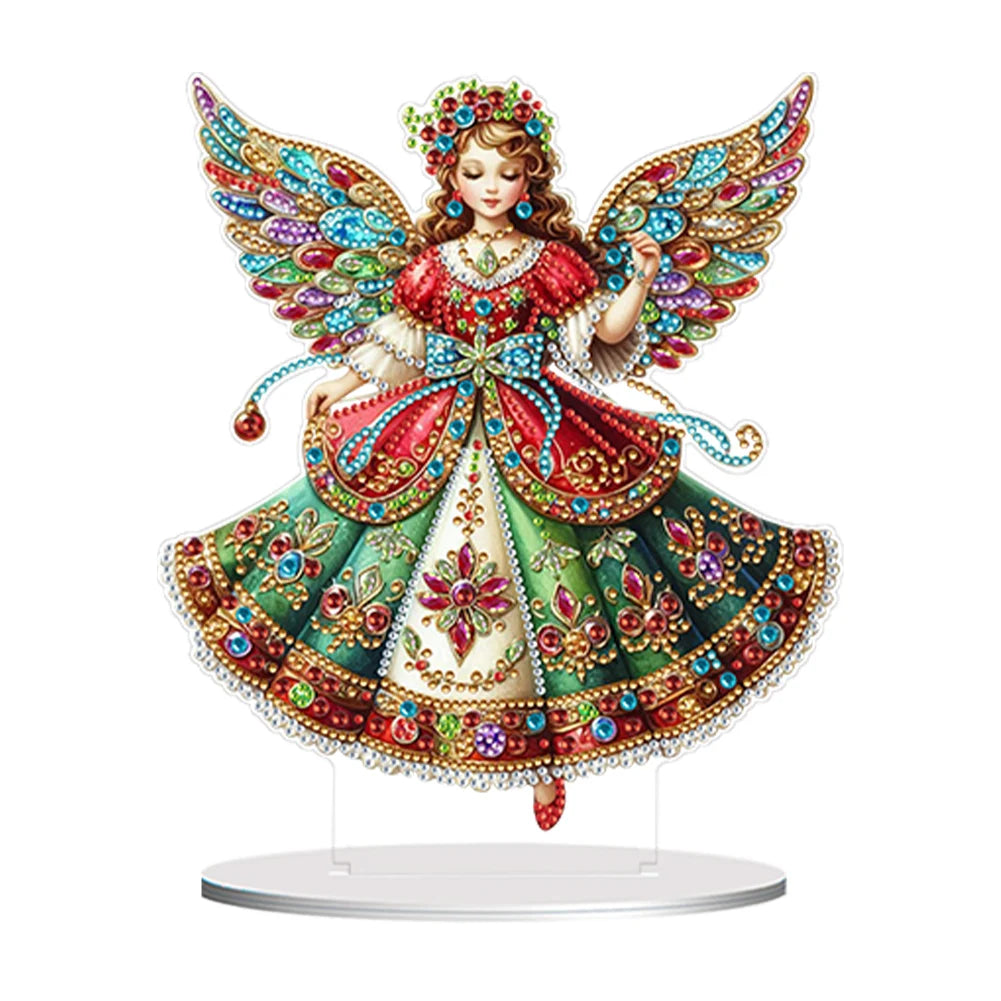Special Shape Angel Girl Diamond Painting Tabletop Ornaments Kit Desktop Diamond Art Kits Diamond Painting Desktop Decorations