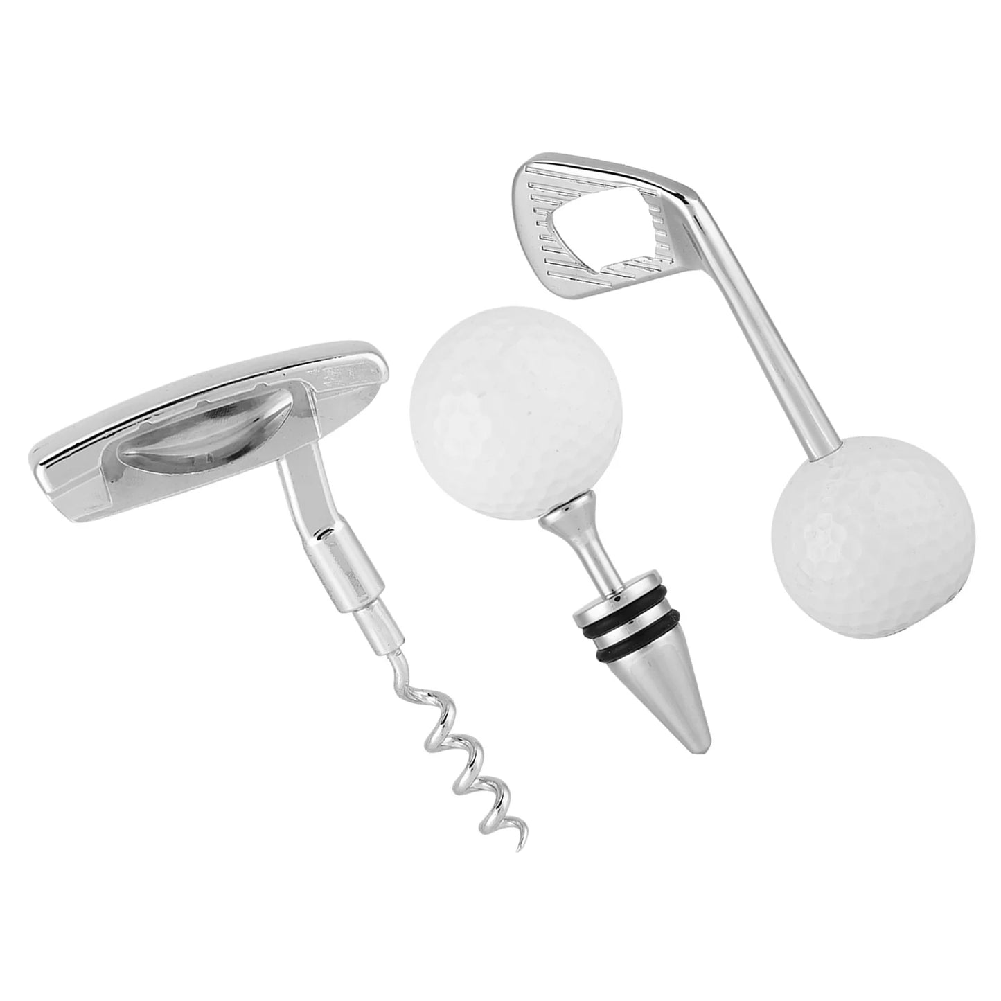 Golf Shaped Corkscrew Red Wine Beer Bottle Opener Cork Opener Club Bar Kitchen Tool Set