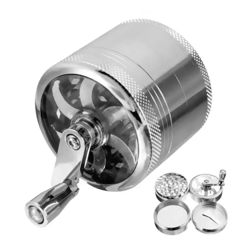 Handheld Kitchen Spices Grinder For Nutmeg, Ginger, Rock Salt & Peppercorns, Manual Crusher Tool For Seasoning & Cooking Needs