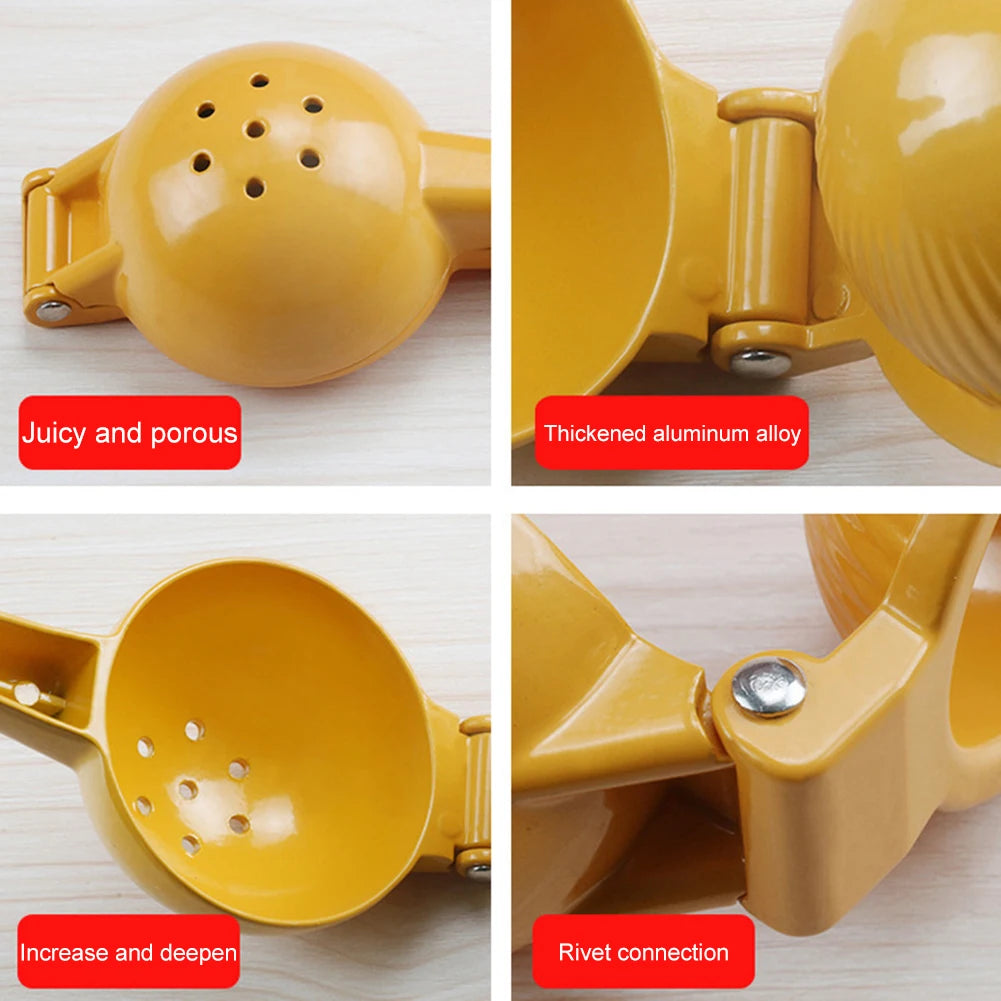Lemon Squeezer Hand Pressed Orange Fruit Juicer Easy To Clean Portable Practical Kitchen Tool Max Extraction Hand Lemon Juicer