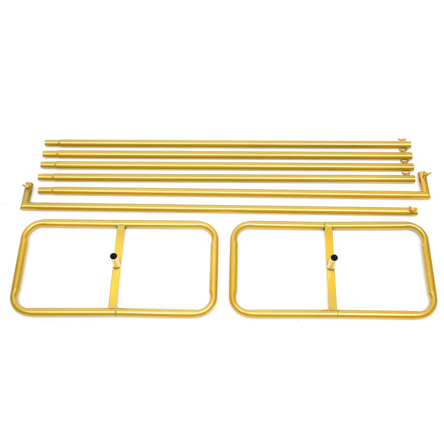 Gold Wedding Decoration Arch Door Square Metal Flower Rack with Bases Background Decorative Frame Party Wedding Supplies